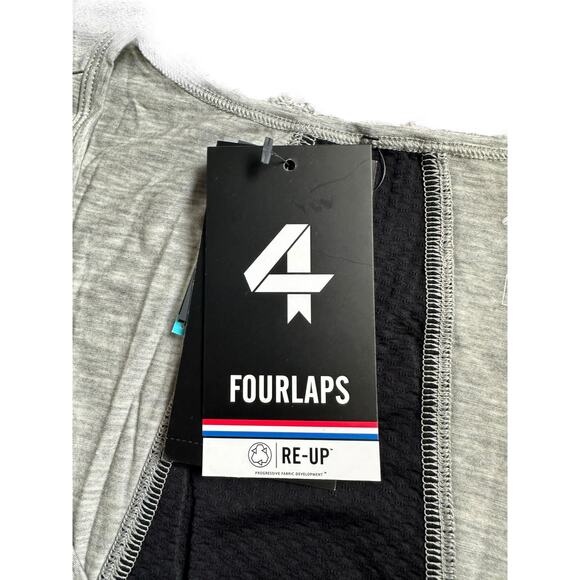FOURLAPS Grey Heather Surge Tank Top Workout Activewear Shirt Women's Size Large - Picture 4 of 13